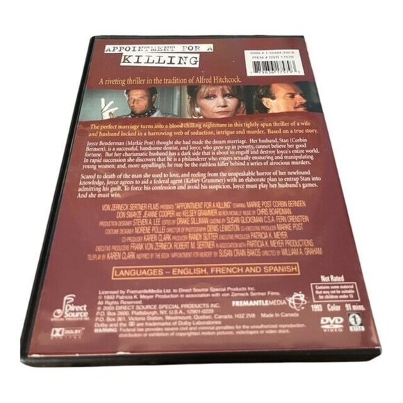 Appointment for a Killing (DVD, 2007) – Markie Post & Kelsey Grammer – Lifetime - Picture 2 of 3